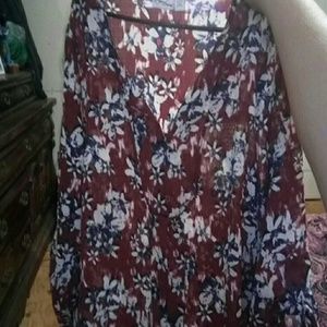 3/4 length sleeve blouse